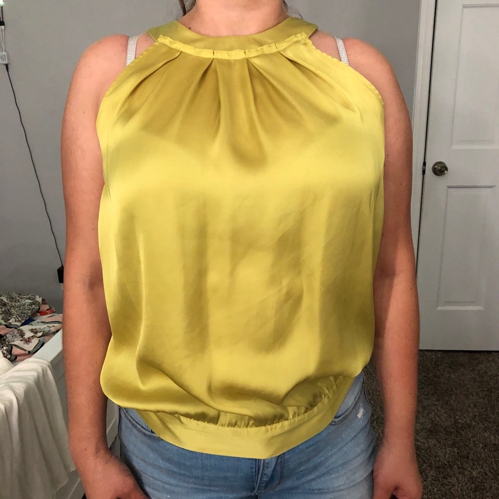 Olive green blouse